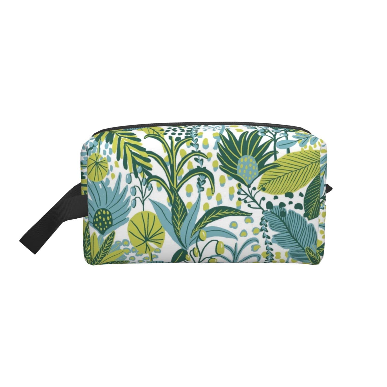 Waterproof Large Makeup Bag for Women - Travel Cosmetic Pouch with Zipper, Toiletry Organizer for Purse, Gym & Vacation (Floral Design) - Perfect for Travel, Daily Use & Gift Giving