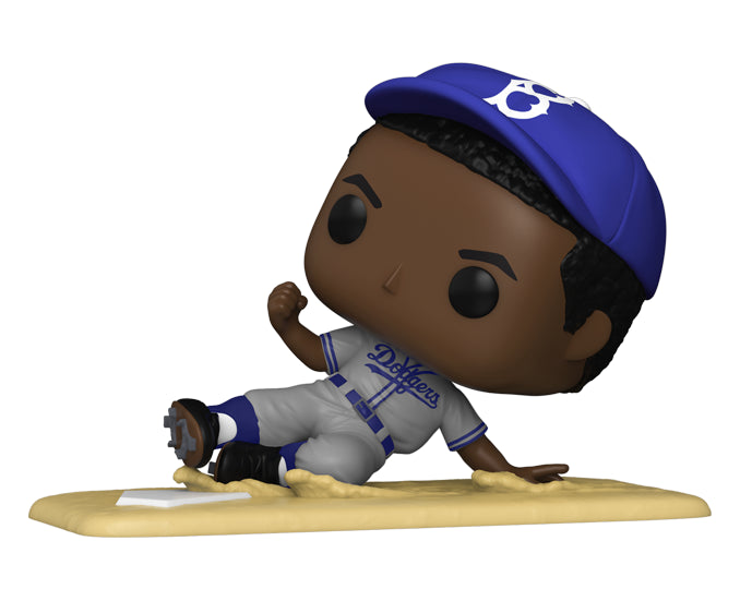 Los Angeles Dodgers Jackie Robinson #42 Sliding Action Figure - Walmart Exclusive Collectible for Baseball Fans & Sports Memorabilia Enthusiasts | Perfect for Display, Gifts, and Game Room Decor