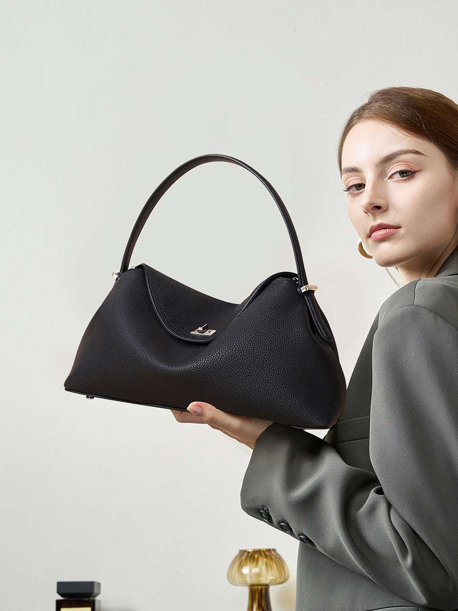 Stylish Multi-Way Genuine Leather Handbag for Women - Crossbody, Shoulder Bag & Tote - Perfect for Work, Travel & Everyday Use