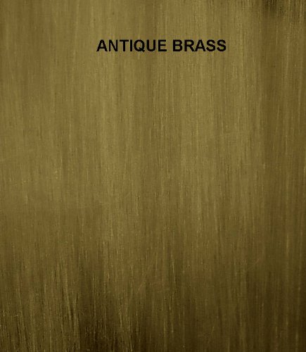 FPL Marseille Passage Door Lever Set - Antique Brass Finish for Closet, Hallway & Bedroom Doors - 2-3/8