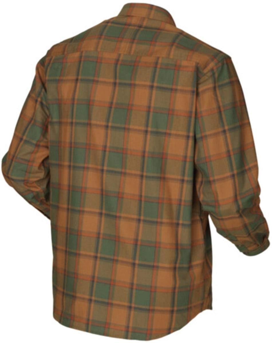 Harkila Metso Active Shirt - Spice Check Camo Hunting Shirt for Men | Lightweight & Breathable Outdoor Shirt for Hunting, Hiking & Camping