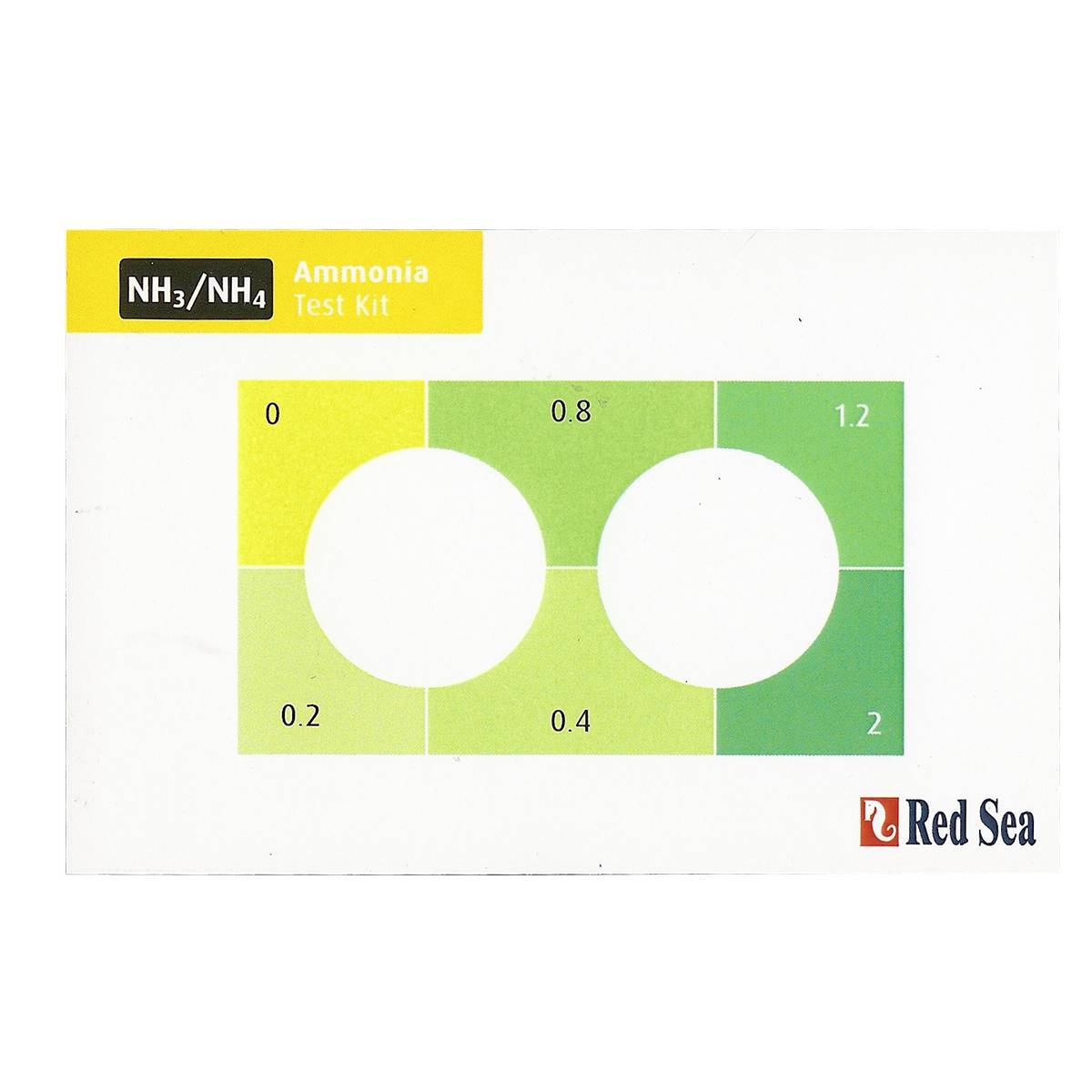 Red Sea Ammonia Test Kit - Accurate Aquarium Water Testing for Fish Tanks & Reef Tanks | Monitor Ammonia Levels for Healthy Fish & Coral | Freshwater & Saltwater Use