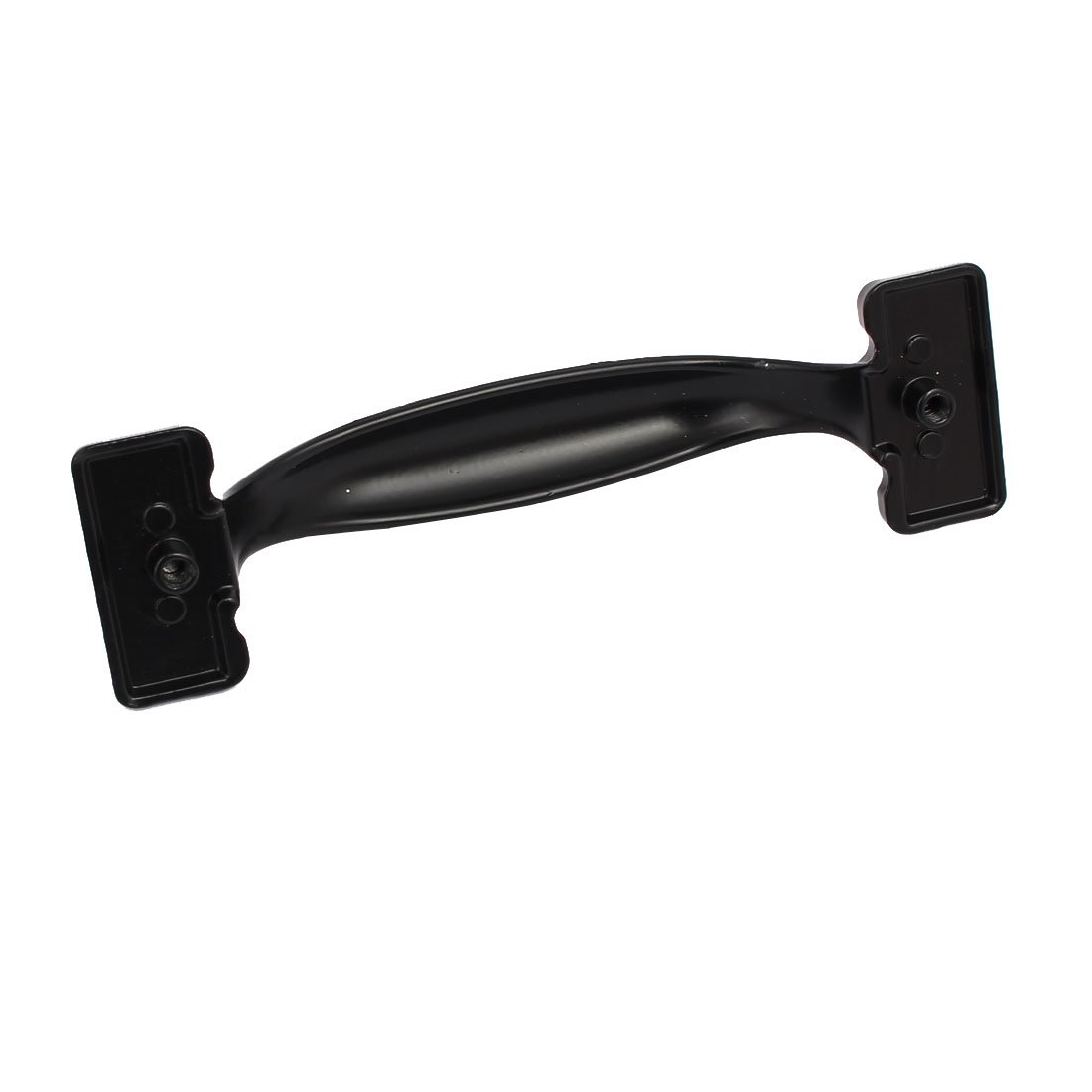 Black Alloy Cabinet Pull Handle 132mm Length (2 Pack) - Durable Closet & Chest Door Hardware for Home Organization & DIY Projects