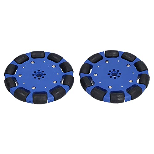 Neoprene Roller Omni Wheel - Low Friction Omnidirectional Wheel for Robots | Perfect for Robotic Navigation, AGV Systems & DIY Projects
