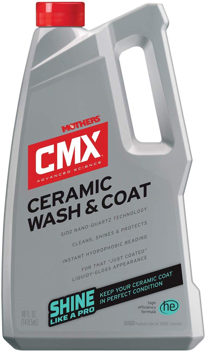 Mothers CMX Ceramic Spray Coating Kit - Includes Ceramic Trim Restorer & Ceramic Wash - Ultimate Car Detailing Protection for Paint, Wheels & Exterior Surfaces - Perfect for DIY Auto Detailing & Show Car Prep