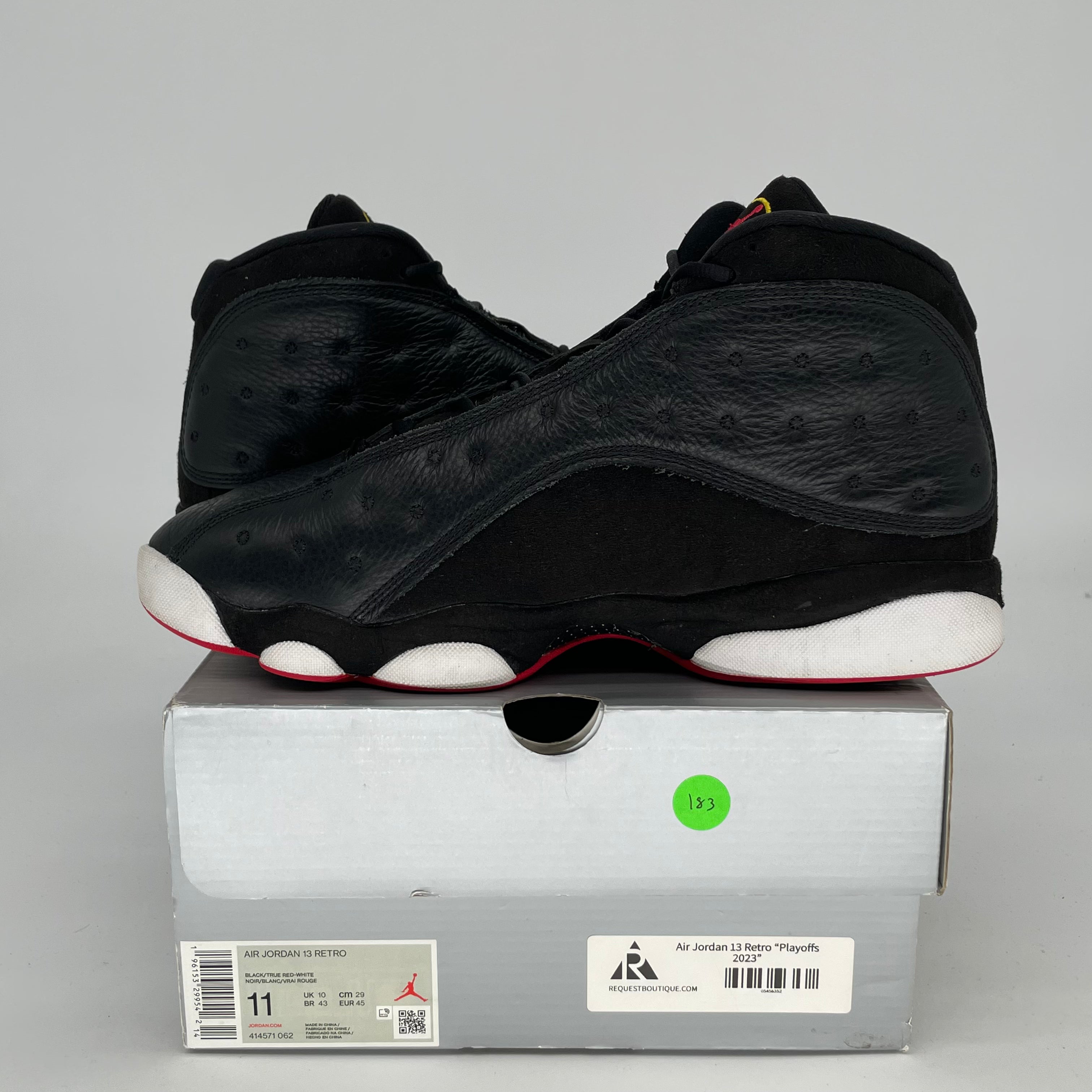 AIR JORDAN 13 PLAYOFFS Basketball Shoes Men's Size 11 & Women's 12.5W - Style 414571-062 | Retro Sneakers for Court Play & Streetwear Fashion