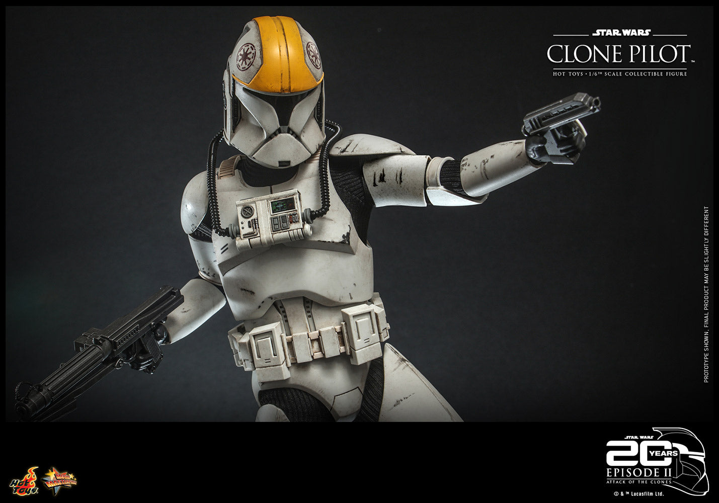 Hot Toys Star Wars Episode II Attack of the Clones Clone Pilot 1/6 Scale 12