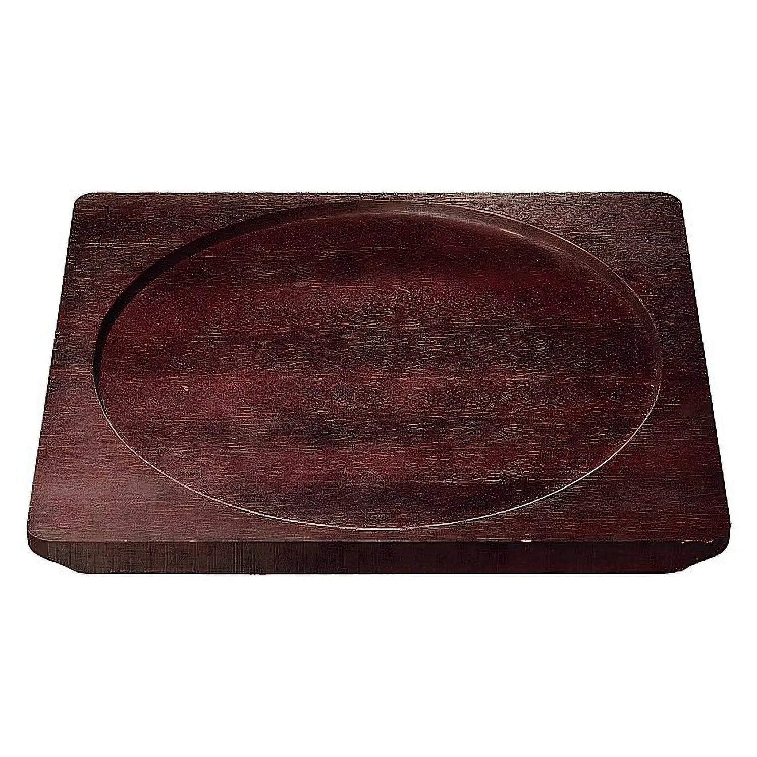 EBM Wooden Base for Round Sizzler Platter - Durable Serving Stand for Hot Dishes, Perfect for Restaurants, Catering & Home Dining