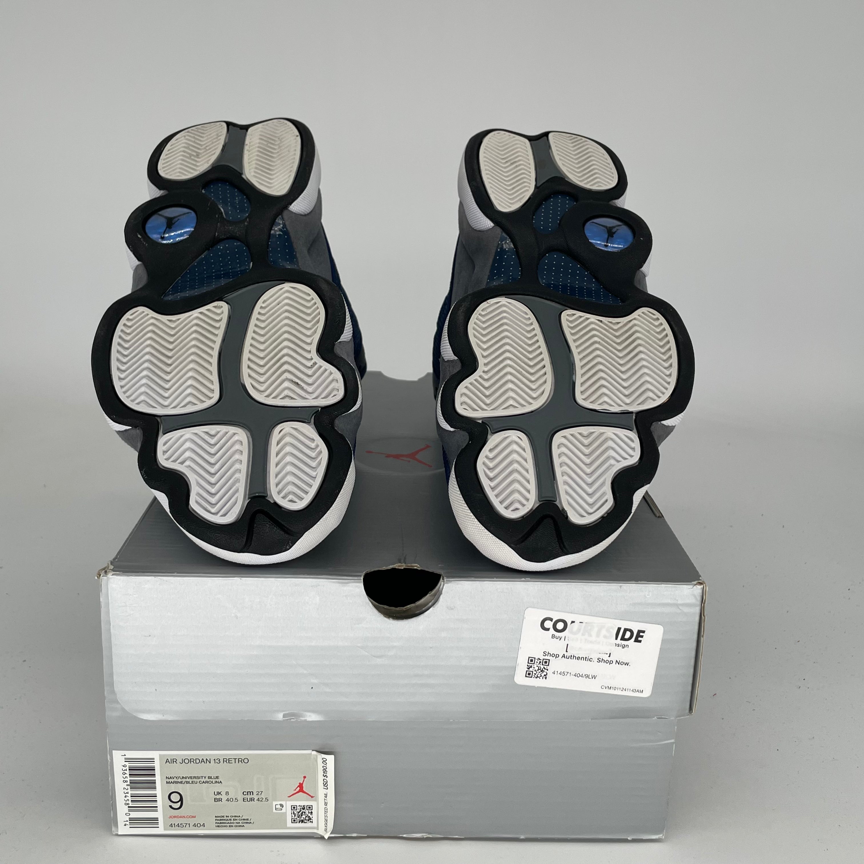 Original Air Jordan 13 Retro 'Flint' Basketball Shoes - Size 9 Men's (Style Code: 414571-404) - Perfect for Court Performance & Streetwear Fashion