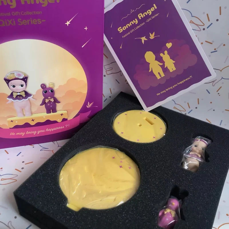 Sonny Angel Festival Gift Collection - Qixi Series Chinese Valentine's Day Figurines | Cute Blind Box Collectibles for Birthdays, Anniversaries & Home Decor
