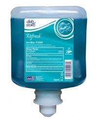 Refresh AntiBac Foam Antibacterial Soap Refill - 1000mL Citrus Scent Foaming Hand Soap Dispenser Bottle (Case of 6) | Ideal for Home, Office & Public Restrooms