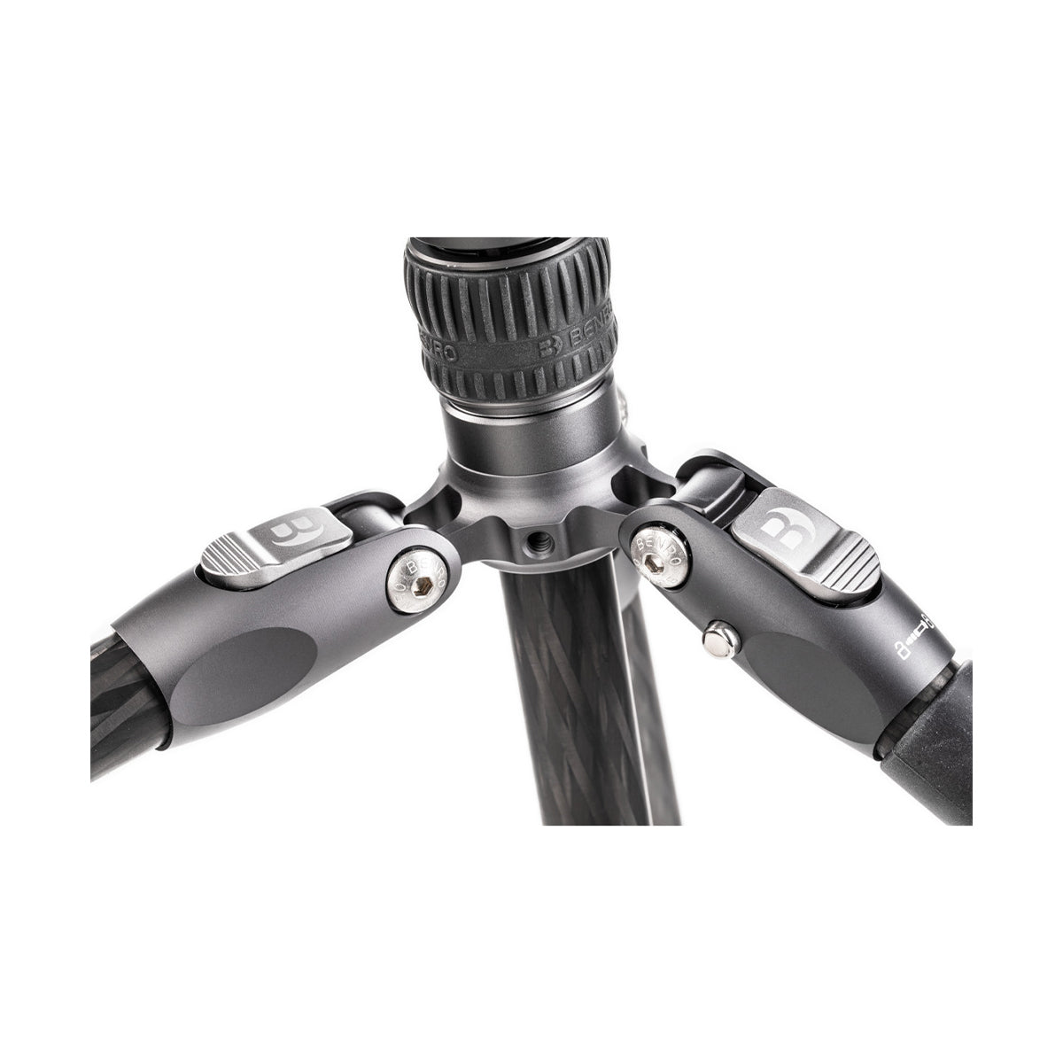 Benro FRHN24CVX25 Rhino Series 2 Carbon Fiber Travel Tripod with VX25 Ball Head - Lightweight & Compact for Photography, Hiking, and Outdoor Adventures