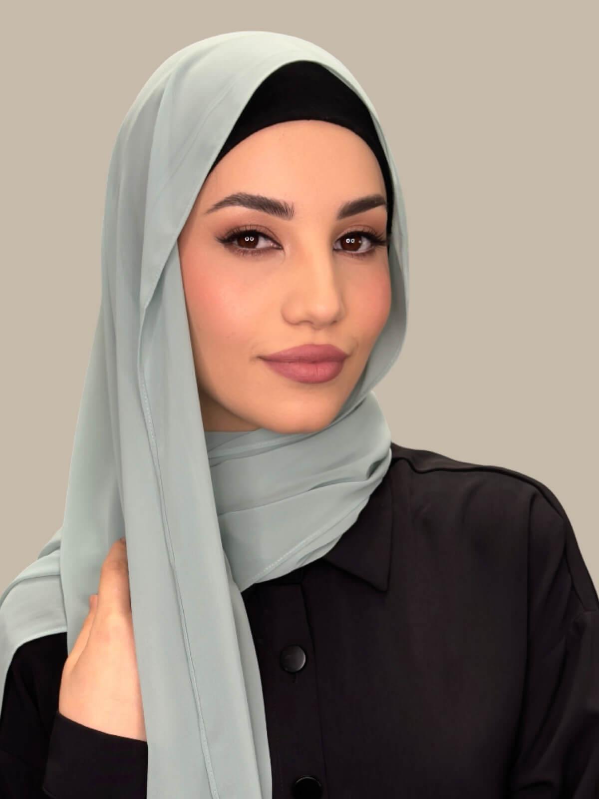 Premium Luxury Chiffon Hijab Scarf - Soft Lightweight Muslim Headscarf for Women - Perfect for Daily Wear, Prayer, and Special Occasions