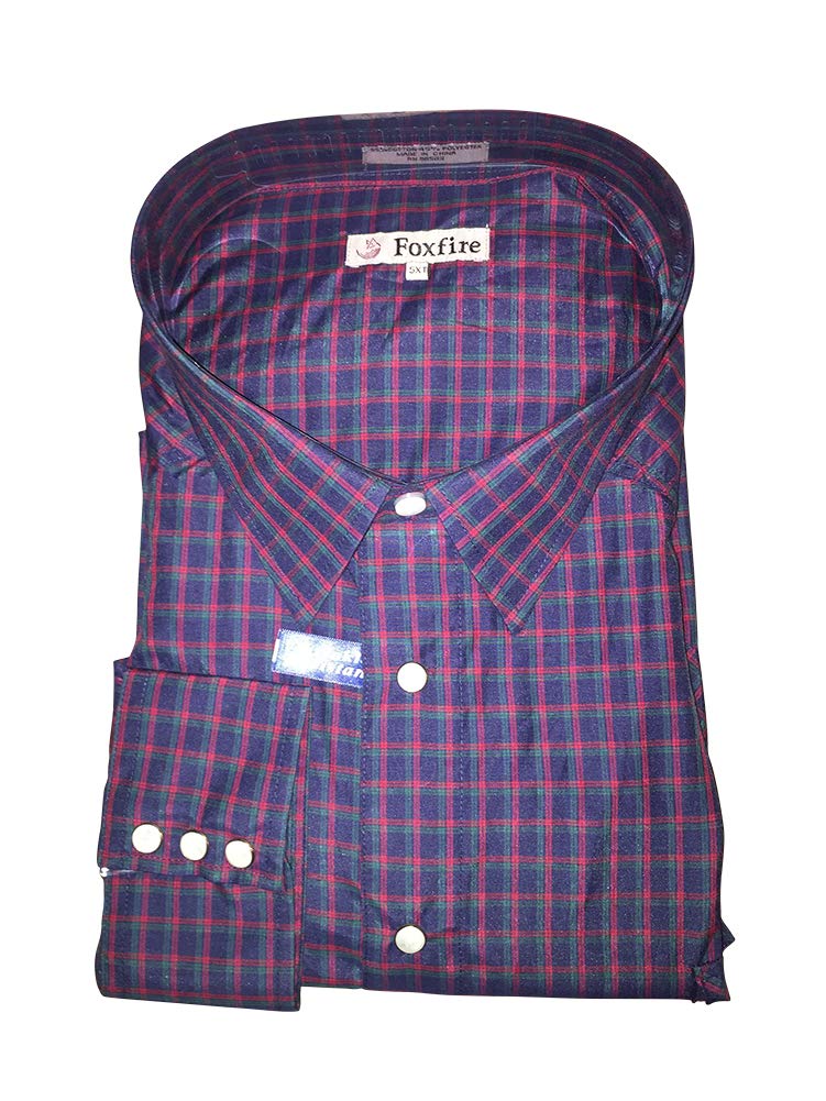 Big and Tall Western Plaid Shirts with Snap Buttons - Long Sleeve Button Up Shirts for Men (Sizes up to 6XLT) - Perfect for Cowboy Rides, Country Music Festivals & Casual Western Wear