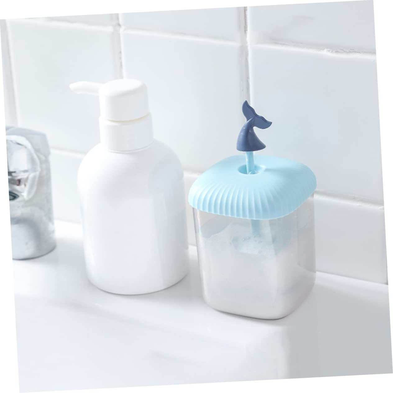 Homoyoyo 2-Pack Manual Foam Maker for Facial Cleansing - Travel-Friendly Bubble Maker for Face Wash & Skincare - Creates Rich Whipped Foam from Gels & Cleansers - Perfect for Daily Skincare Routine & Travel Essentials