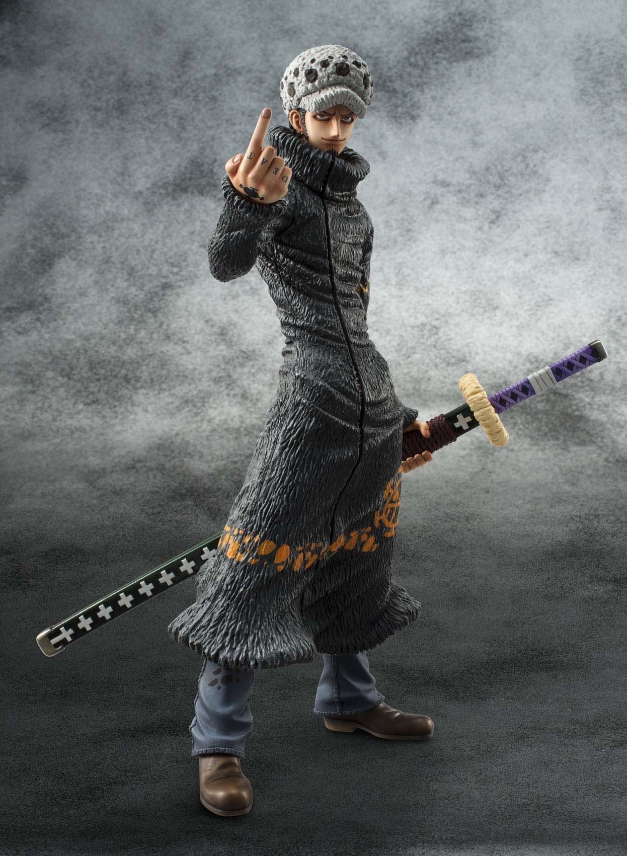 Megahouse One Piece Trafalgar Law EX Model PVC Figure - Anime Collectible for Display & Decoration | Perfect for Manga Fans, Office Desk & Home Decor