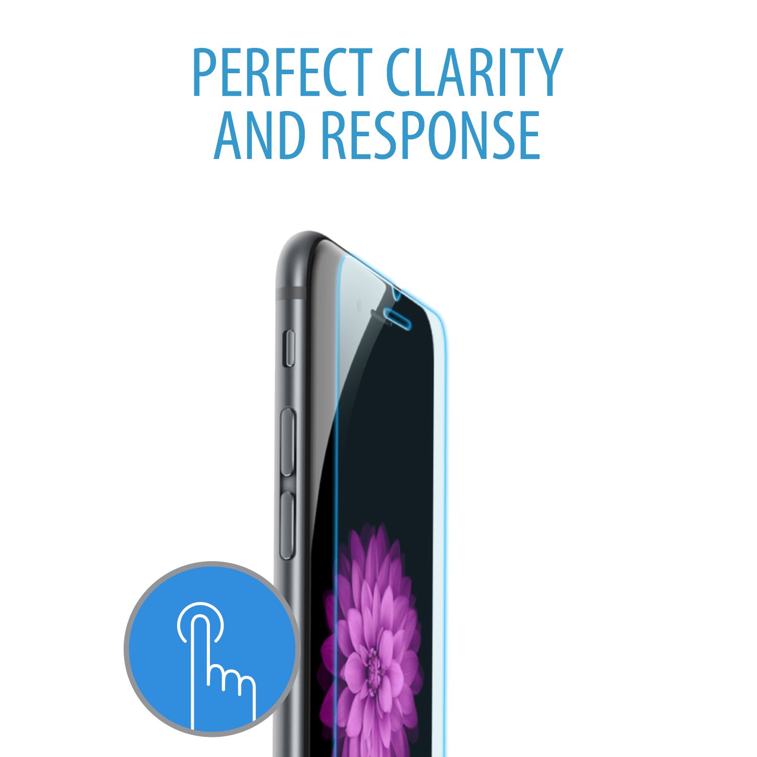 V7 iPhone 6 Screen Protector - Anti Blue Light for Eye Protection