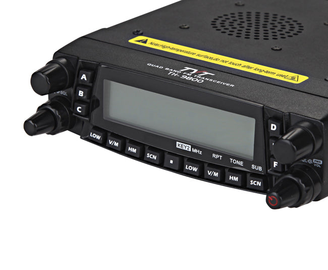 TYT TH 9800 Plus Quad Band Ham Radio Transceiver - Open Box | 50W High Power, Dual Band Display, Cross Band Repeat | Perfect for Emergency Communication, Off-Road Adventures & Amateur Radio Enthusiasts