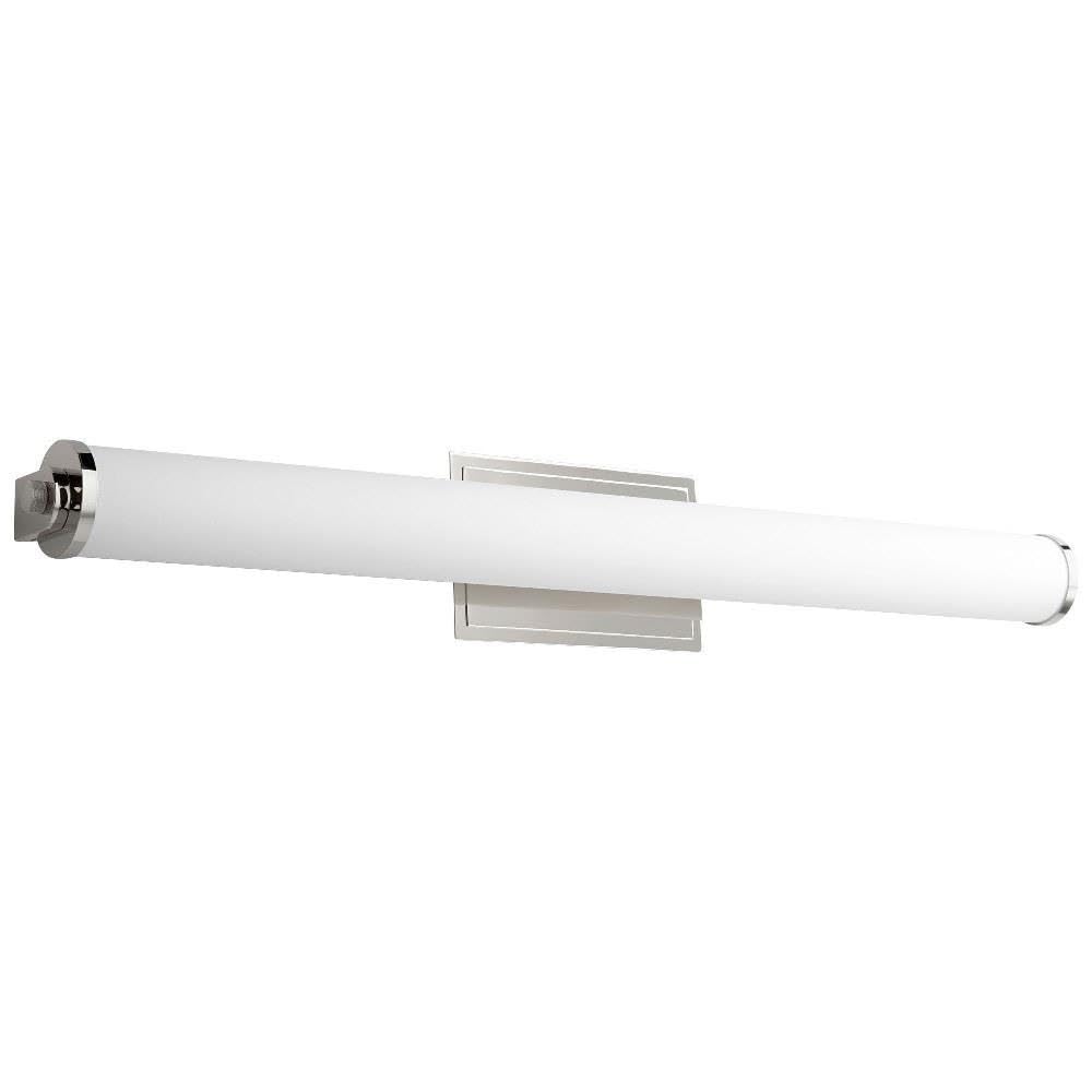 Tempus Collection Polished Nickel Transitional LED Vanity Mirror - Oxygen 3-5003-20 - Modern Bathroom Lighting for Makeup & Grooming