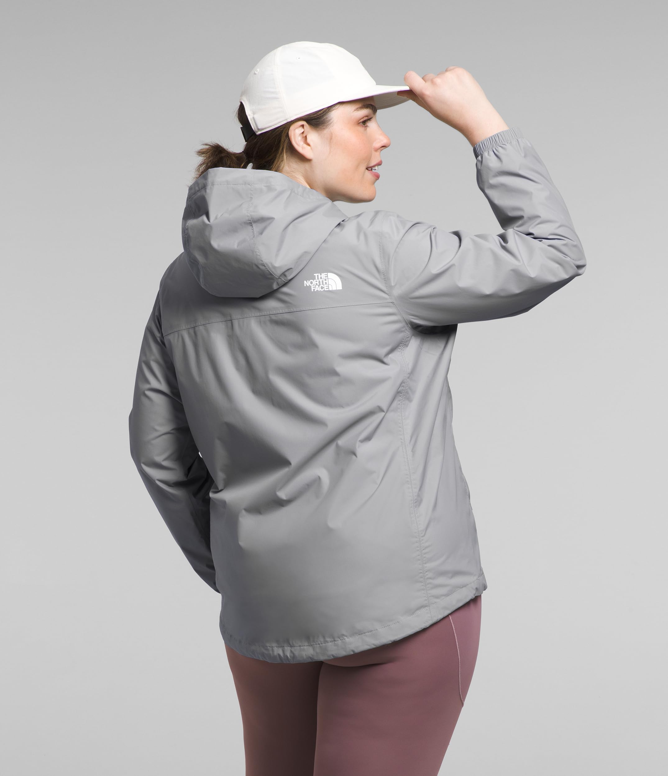 The North Face Plus Size Antora Jacket - Women's Waterproof Winter Coat for Hiking & Outdoor Activities | Warm Windproof Insulated Parka for Cold Weather Adventures