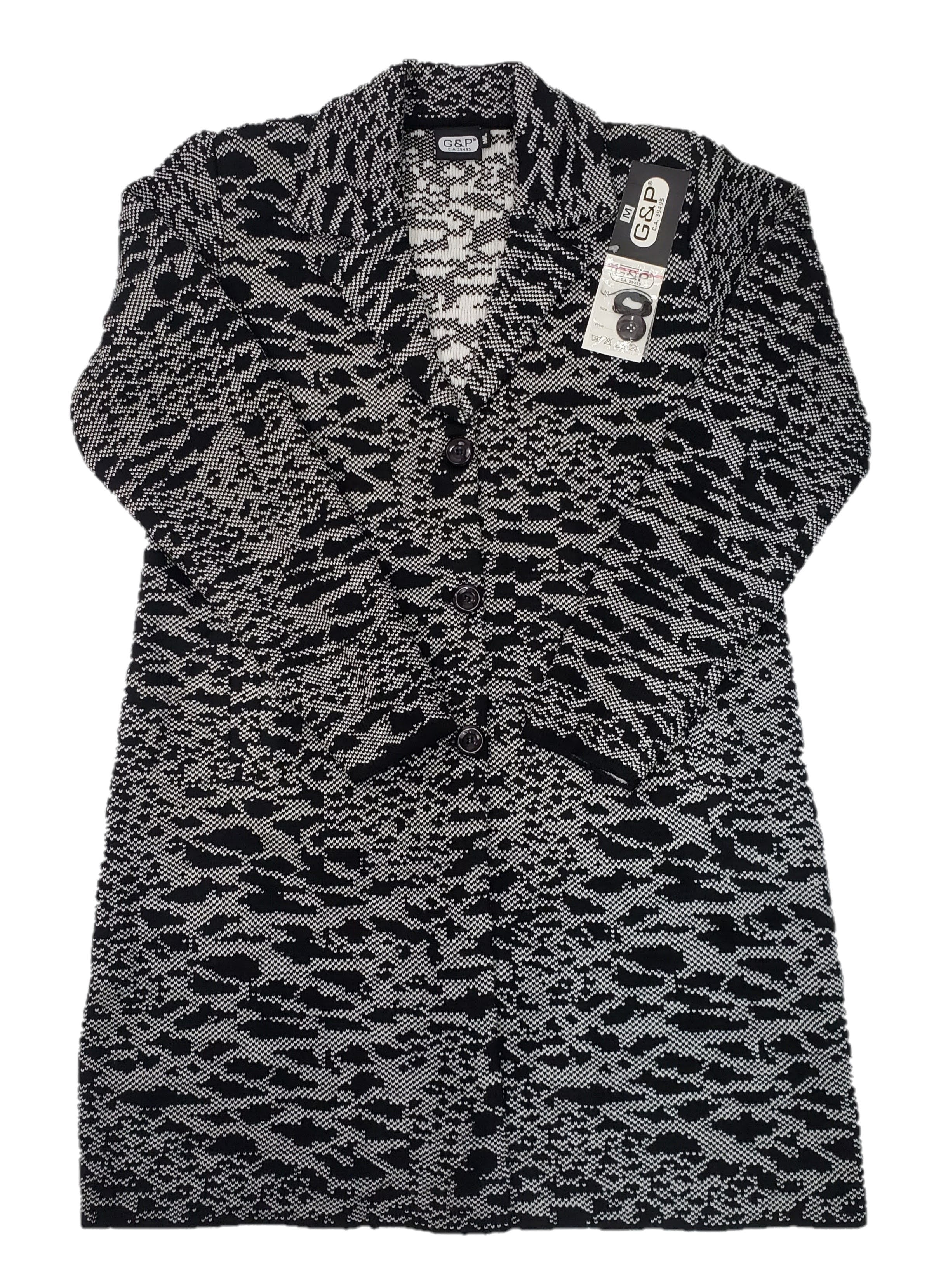Women's Fashion Knitted Designer Coat - Stylish Winter Outerwear for Casual Wear & Office Outfits