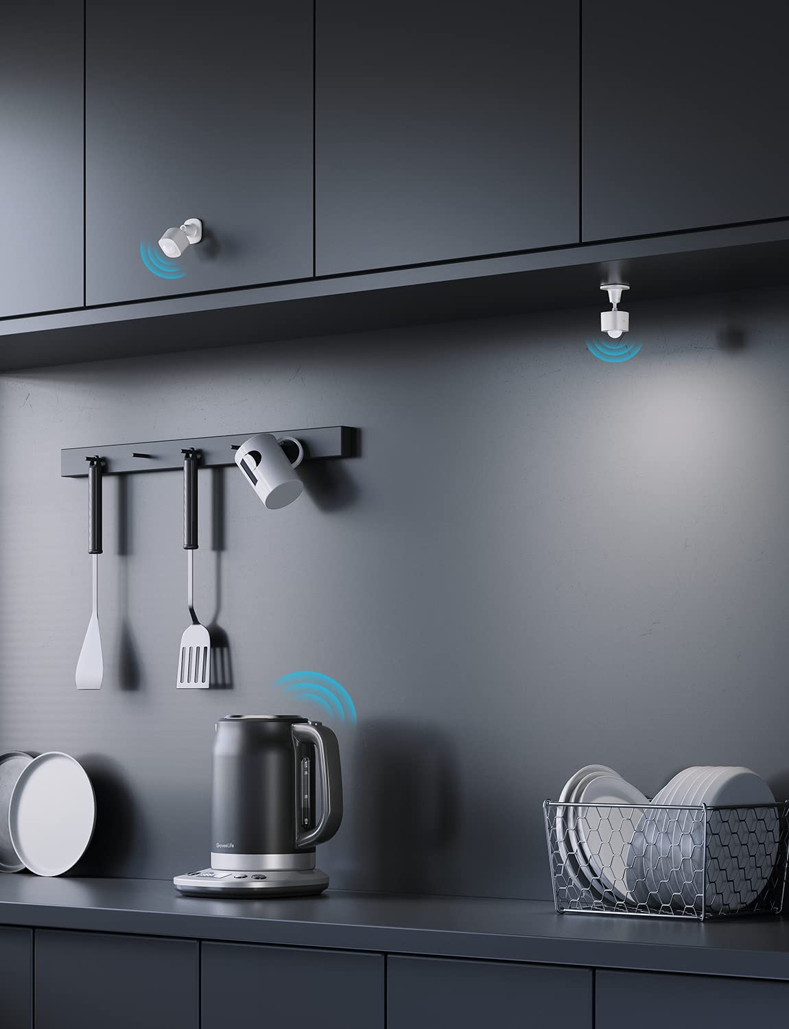 GoveeLife Wireless Motion Sensor - Smart Home Automation Device with Group Control for Unlimited Devices, Mini Contact Sensor, Battery Powered, Compatible with Most GoveeLife Smart Products - Perfect for Home Security, Lighting Control & Smart Automation