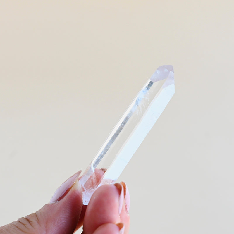 Lemurian Quartz Point Crystal - Natural Healing Stone for Meditation, Energy Work & Spiritual Growth | Perfect for Reiki, Chakra Balancing & Home Decor