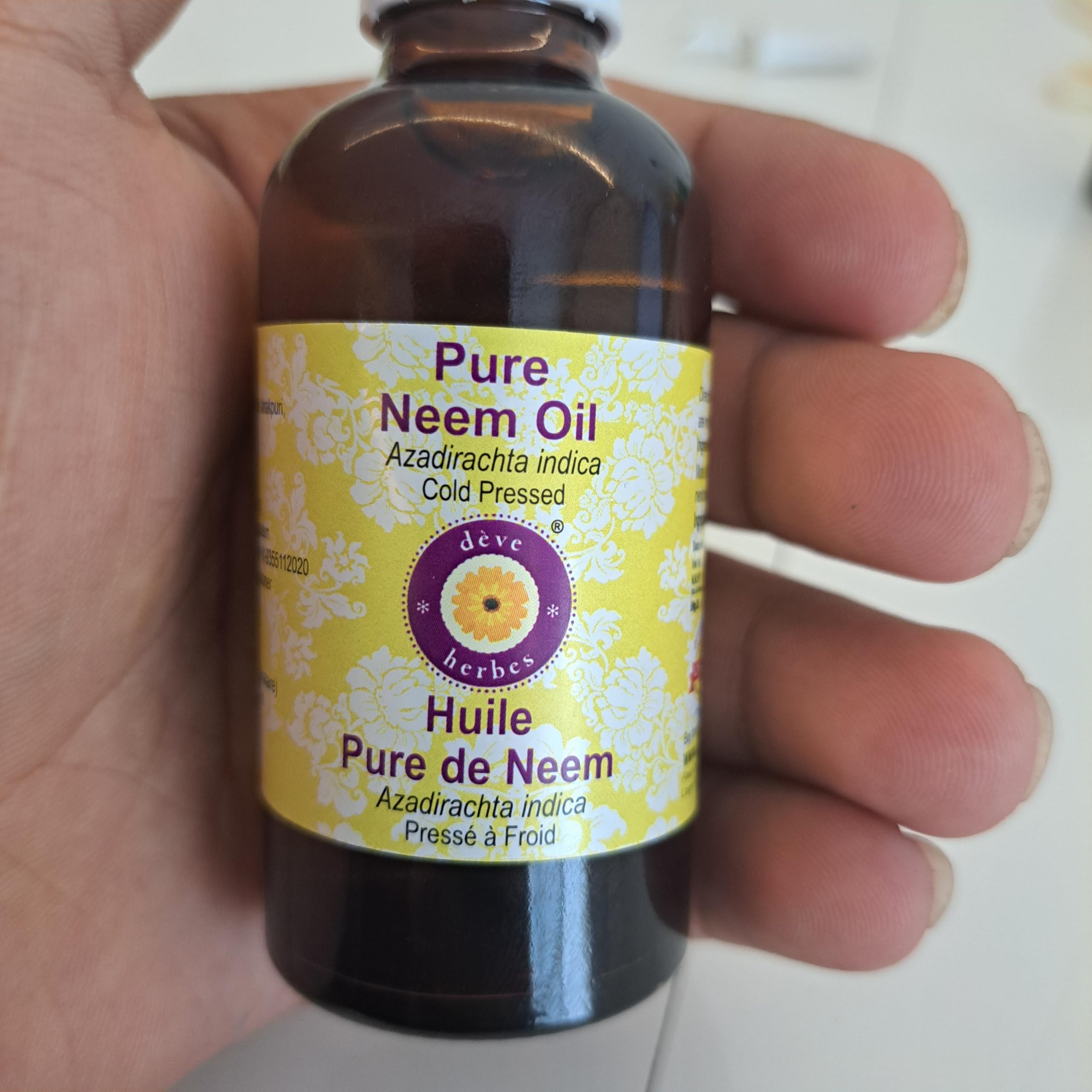Pure Neem Oil (Azadirachta indica) - 100% Natural, Cold Pressed, Therapeutic Grade - 30ml for Skin, Hair & Plant Care - Organic Neem Oil for Acne, Dandruff & Pest Control