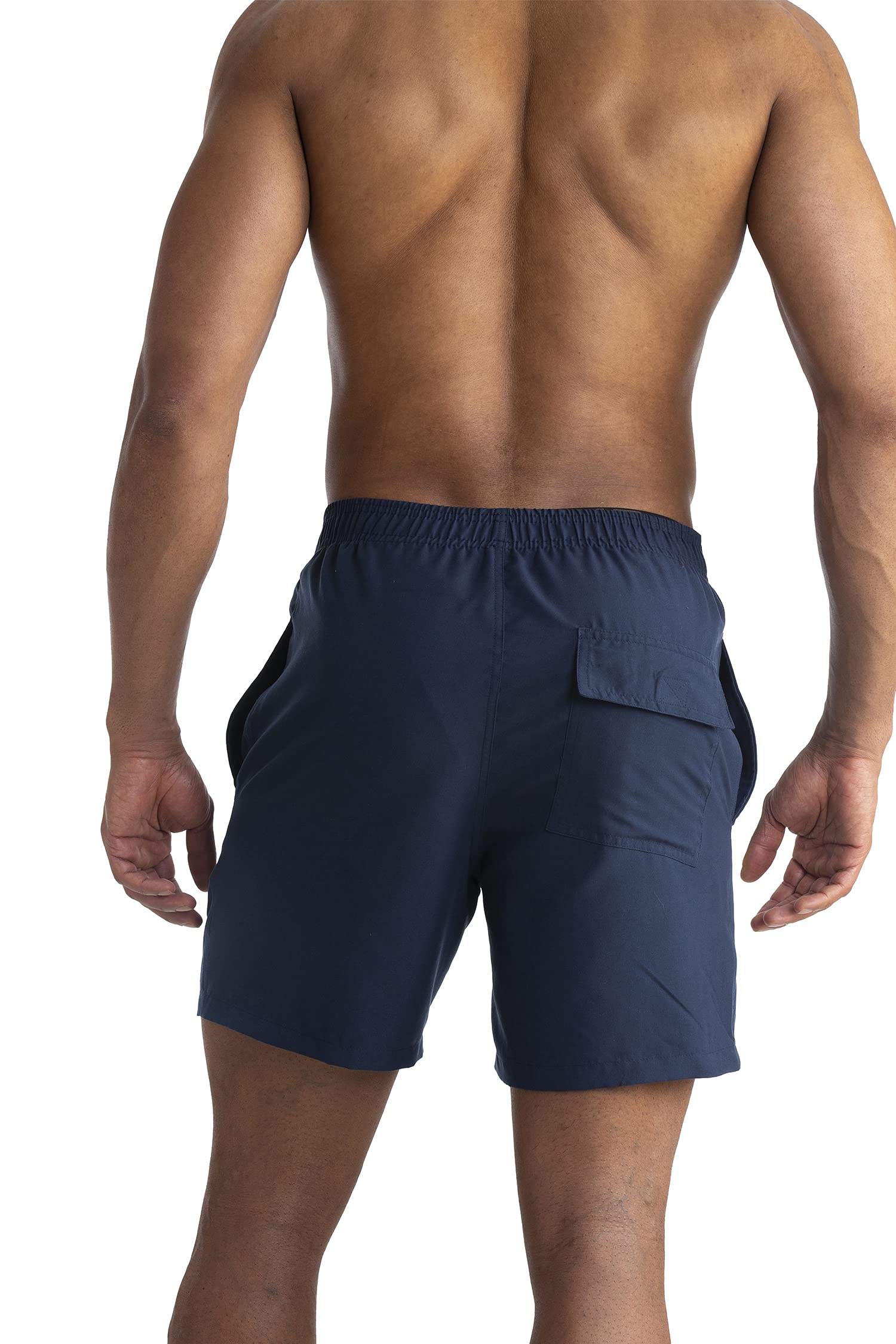 Men's Quick-Dry Swim Trunks with Pockets - Comfortable Athletic Swimwear for Beach, Pool & Water Sports | UPF 50+ Sun Protection
