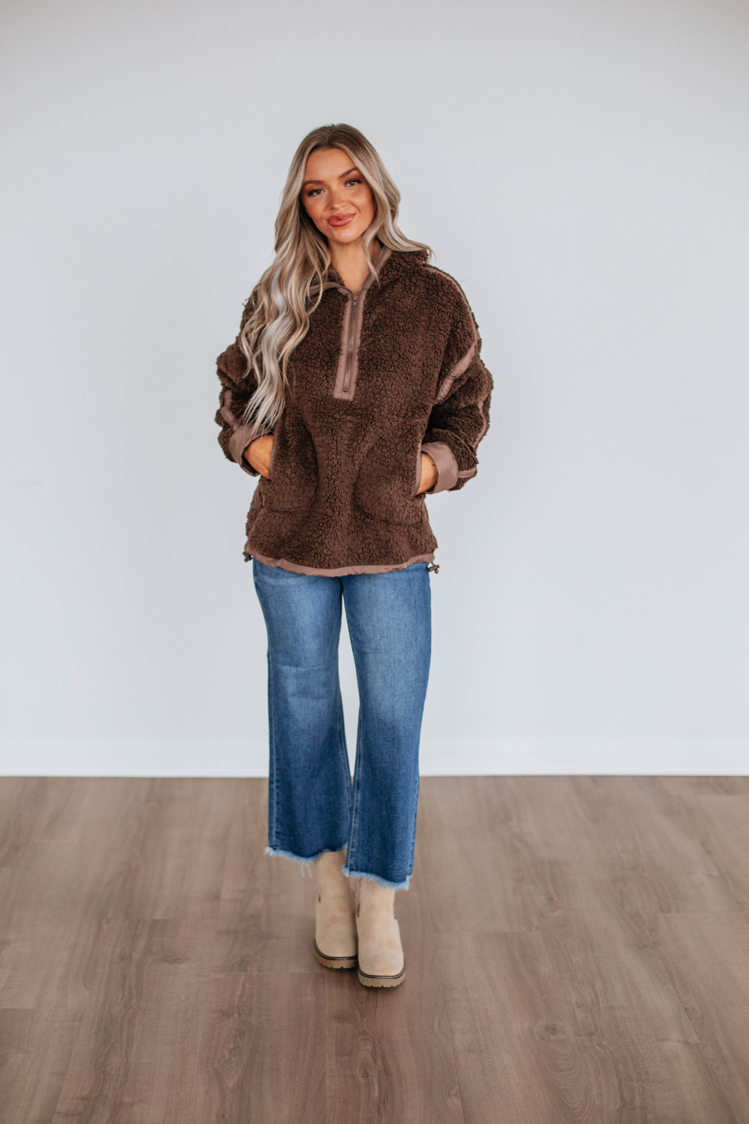 Eagan Sherpa Pullover Fleece Jacket for Men & Women - Soft Warm Winter Hoodie for Outdoor Activities, Camping, Hiking & Casual Wear