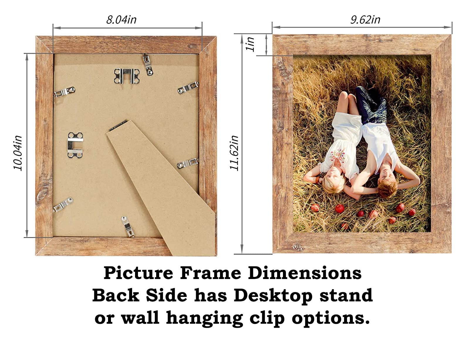 Personalized Engraved Willow Tree 8x10 Picture Frame - Custom Wedding Anniversary Gift for Couples, Housewarming Present, Unique Gift for Her - 9 Year Anniversary Keepsake (Brown Wood Frame) | Perfect for Bedroom Decor, Wedding Photo Display & Sentimental Home Gifts