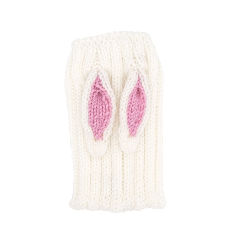 Soft Bunny Rabbit Dog Snood - Warm Pet Neck Warmer for Small & Medium Dogs - Perfect for Winter Walks & Outdoor Adventures