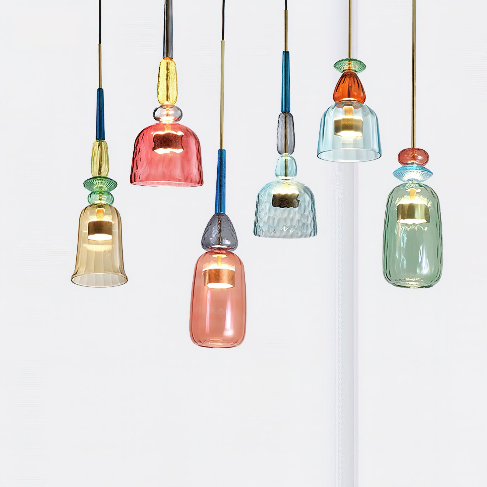 Cambell Pendant Light - Modern Hanging Ceiling Light Fixture for Kitchen Island, Dining Room & Bedroom | Dimmable LED Chandelier with Adjustable Height