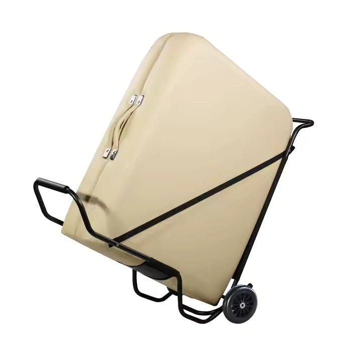 Greenlife Universal Folding Table Cart - Portable Massage Table Carrier with Wheels TC01 - Perfect for Mobile Massage Therapists, Spa Services & Outdoor Events
