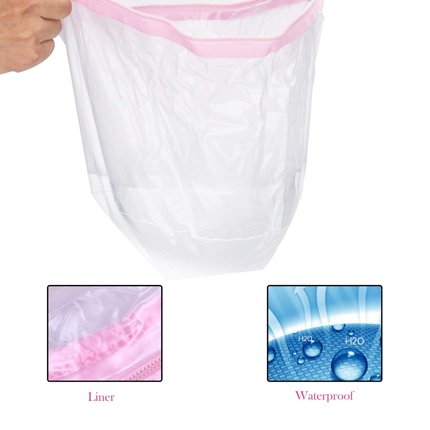 LandVK Professional Hair Steamer Heating Cap for Deep Conditioning - Salon & Home Use - Pink Random Pattern - Ideal for Hair Spa, Moisturizing Treatments & Scalp Care (Pack of 1)
