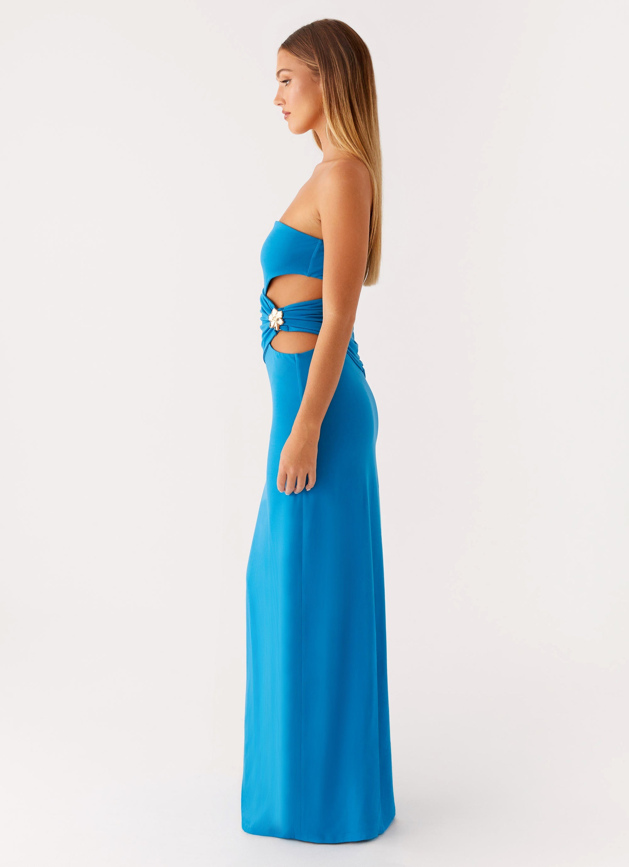 Anetta Maxi Dress Royal Blue - Flowy Long Summer Dress for Women, Elegant & Comfortable, Perfect for Beach, Vacation, and Casual Wear