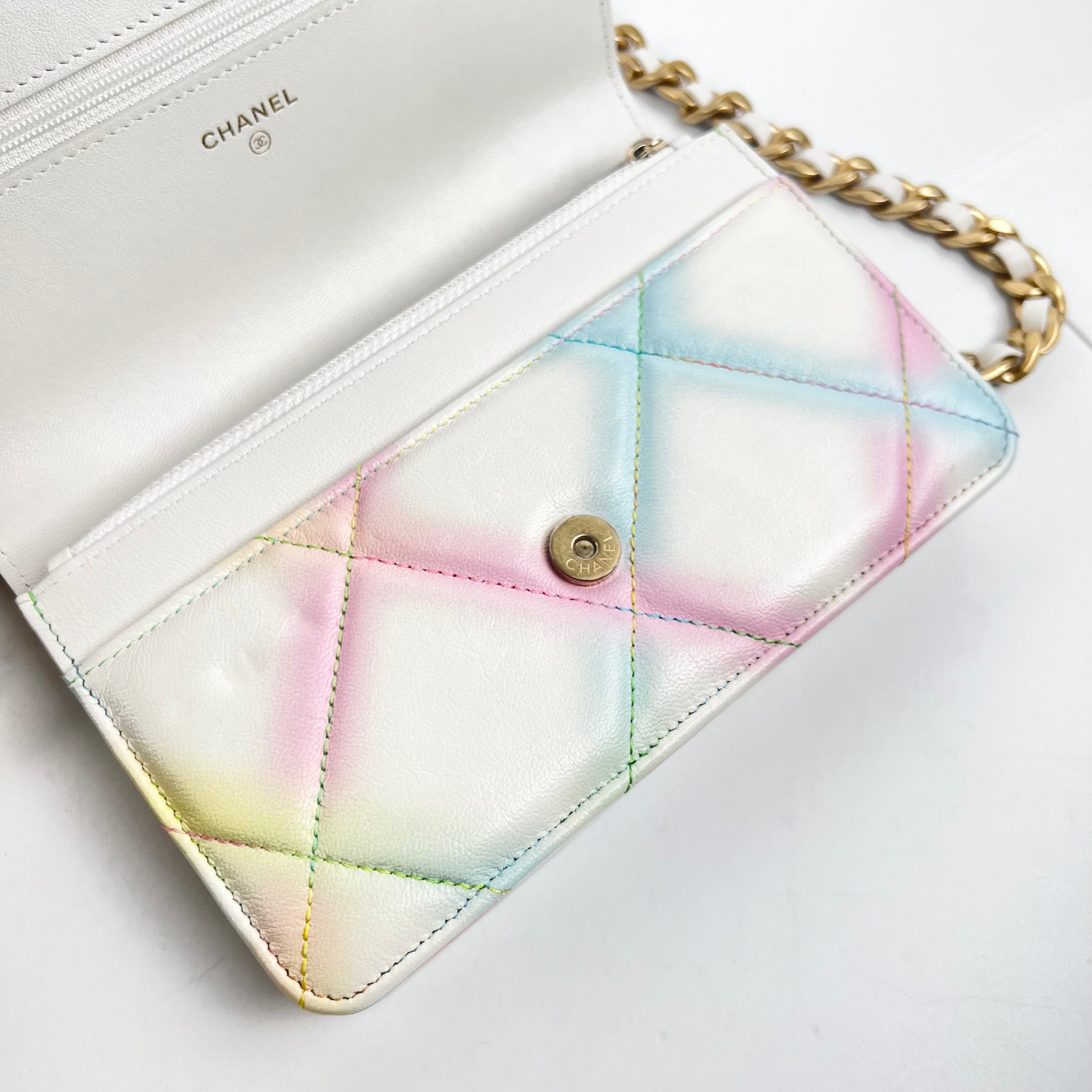 Chanel 19 Wallet on Chain WOC - Multicolor Crossbody Bag for Women | Perfect for Evening Out, Date Night & Travel Accessories