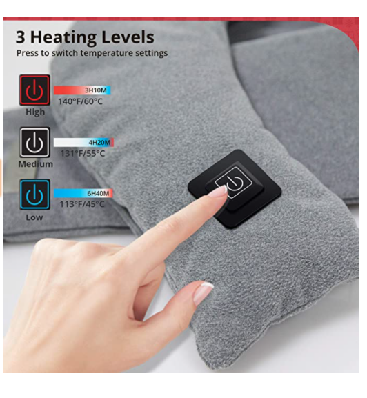 Insta Heated Scarf - USB Rechargeable Winter Scarf for Women & Men - Soft Fleece Electric Heating Scarf - Perfect for Outdoor Activities, Skiing, and Cold Weather Commutes