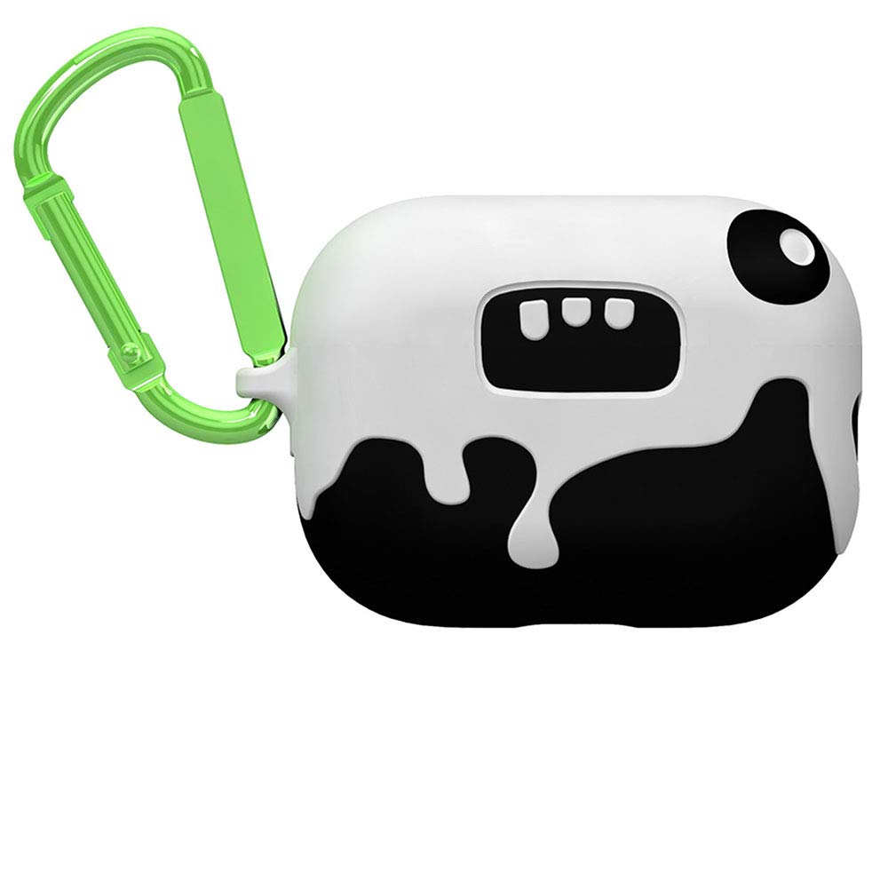 Case-Mate Protective Case for AirPods Pro - Ozzy Dramatic Creature Pods with Green Carabiner Clip - Shockproof Cover for Travel, Gym & Everyday Use