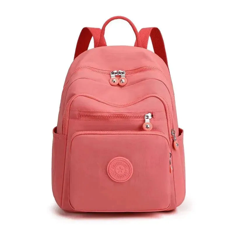 Waterproof Nylon Women's Travel Backpack - Lightweight Carry On Backpack for Airplane, Hiking & Outdoor Adventures