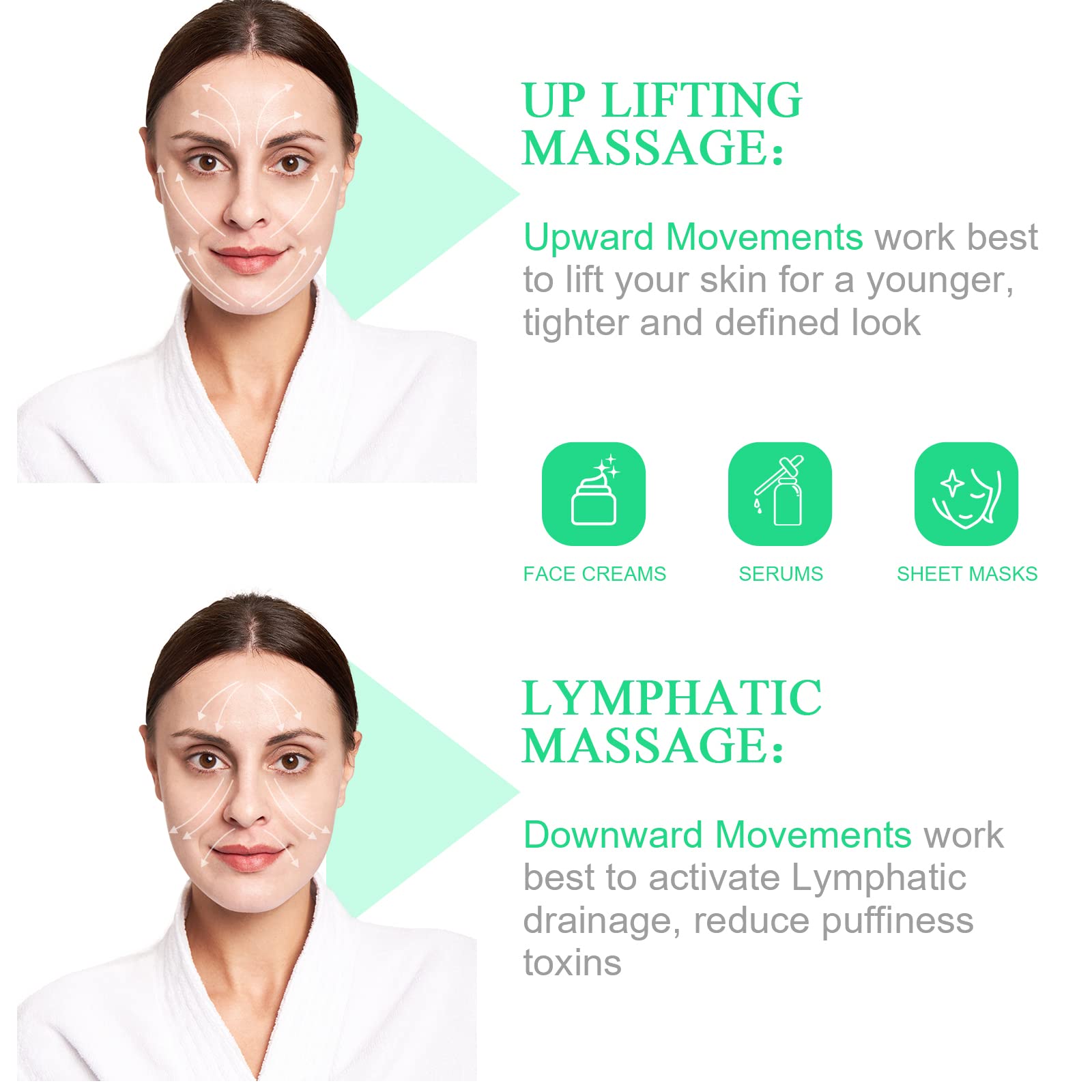 Facial Ice Globes for Skin Tightening & Anti-Aging – Cooling Face Massager for Puffy Eyes & Wrinkles – Beauty Tools for Face, Neck & Eye Care – Perfect for Daily Skincare Routine & Morning Depuffing