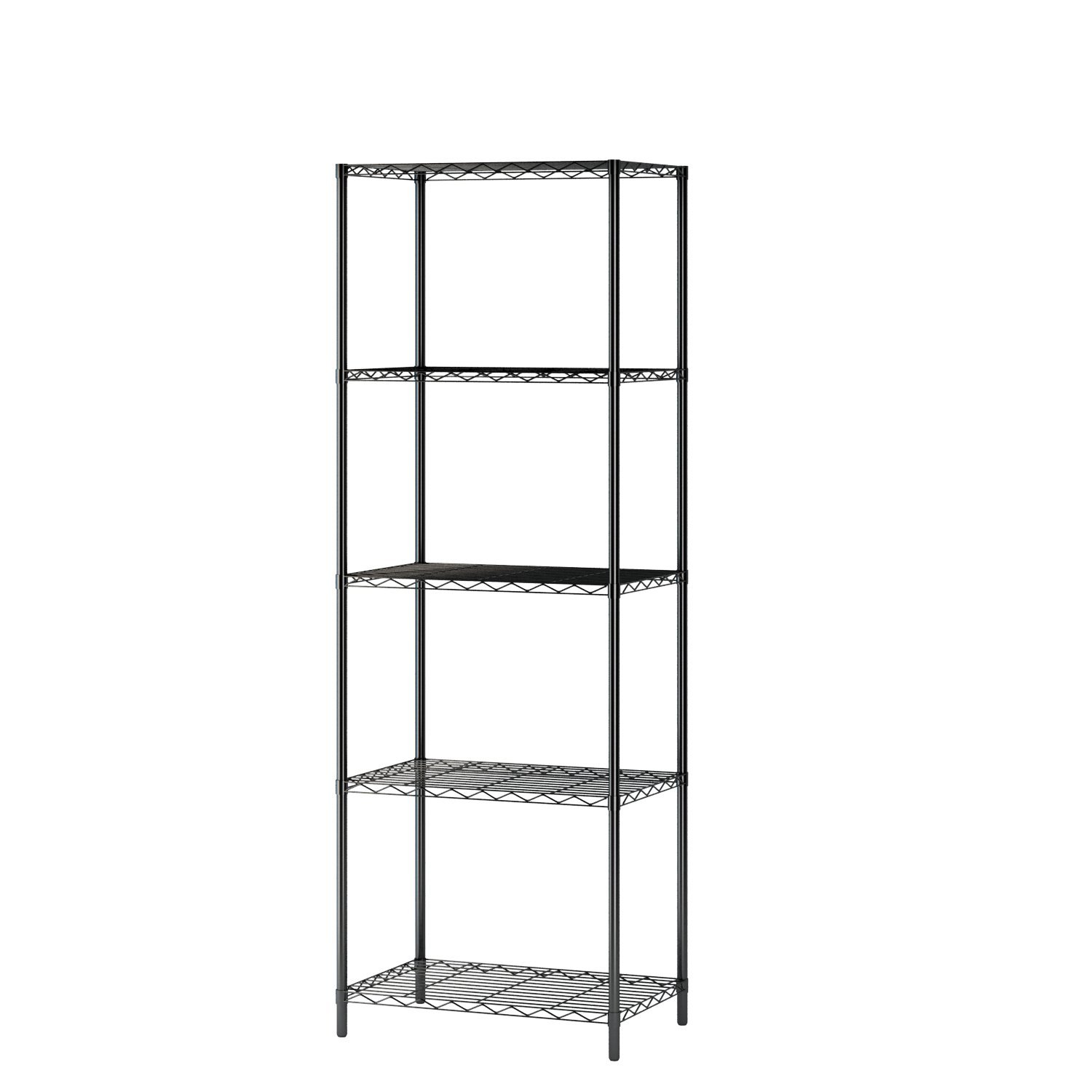 HOMEFORT 5-Tier Heavy Duty Metal Wire Shelving Unit - 21