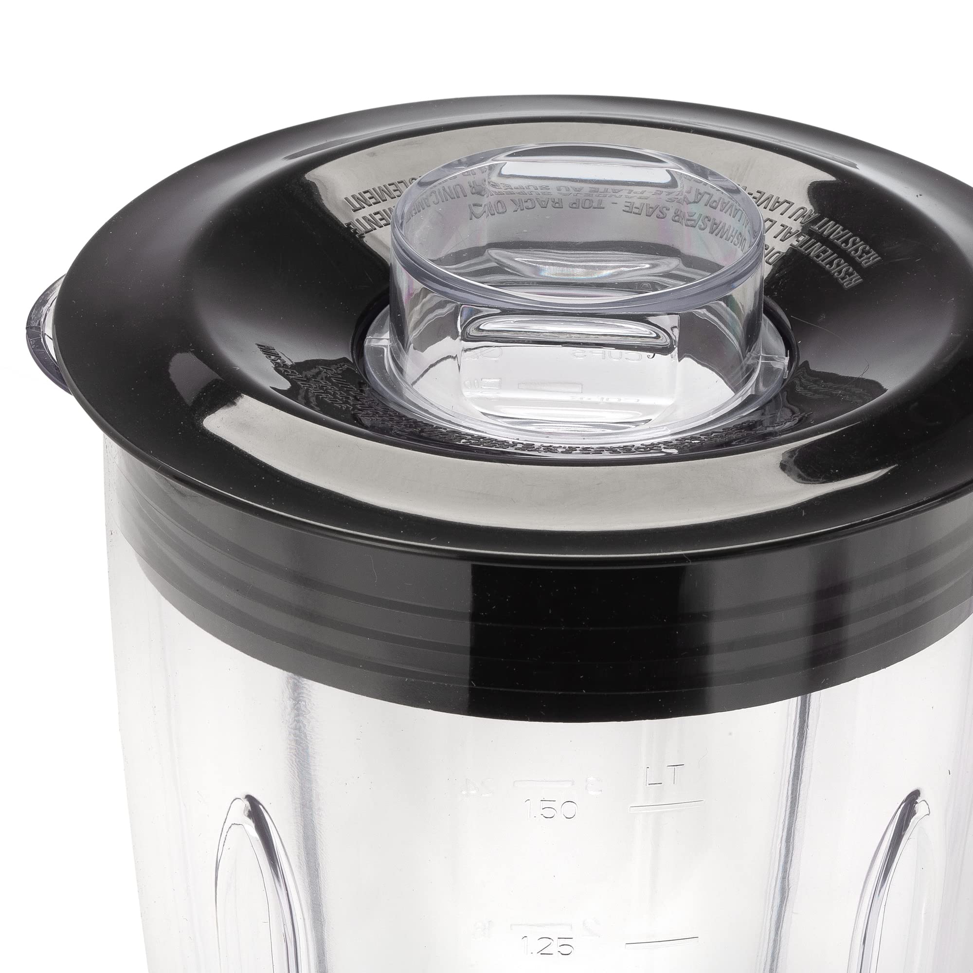 Dominion D4001BP 48oz Black Countertop Blender - High Speed Smoothie Maker for Shakes, Purees & Frozen Drinks - Perfect for Kitchen, Bar & Healthy Lifestyle