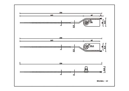 1000 Pull-Tite Tamper-Proof Security Seals - Numbered Plastic Beaded Locks with Adjustable Length (210mm, Green) for Clothing, Shoes & Bag Protection | Ideal for Retail Security, Warehouse Sealing & Luggage Safety