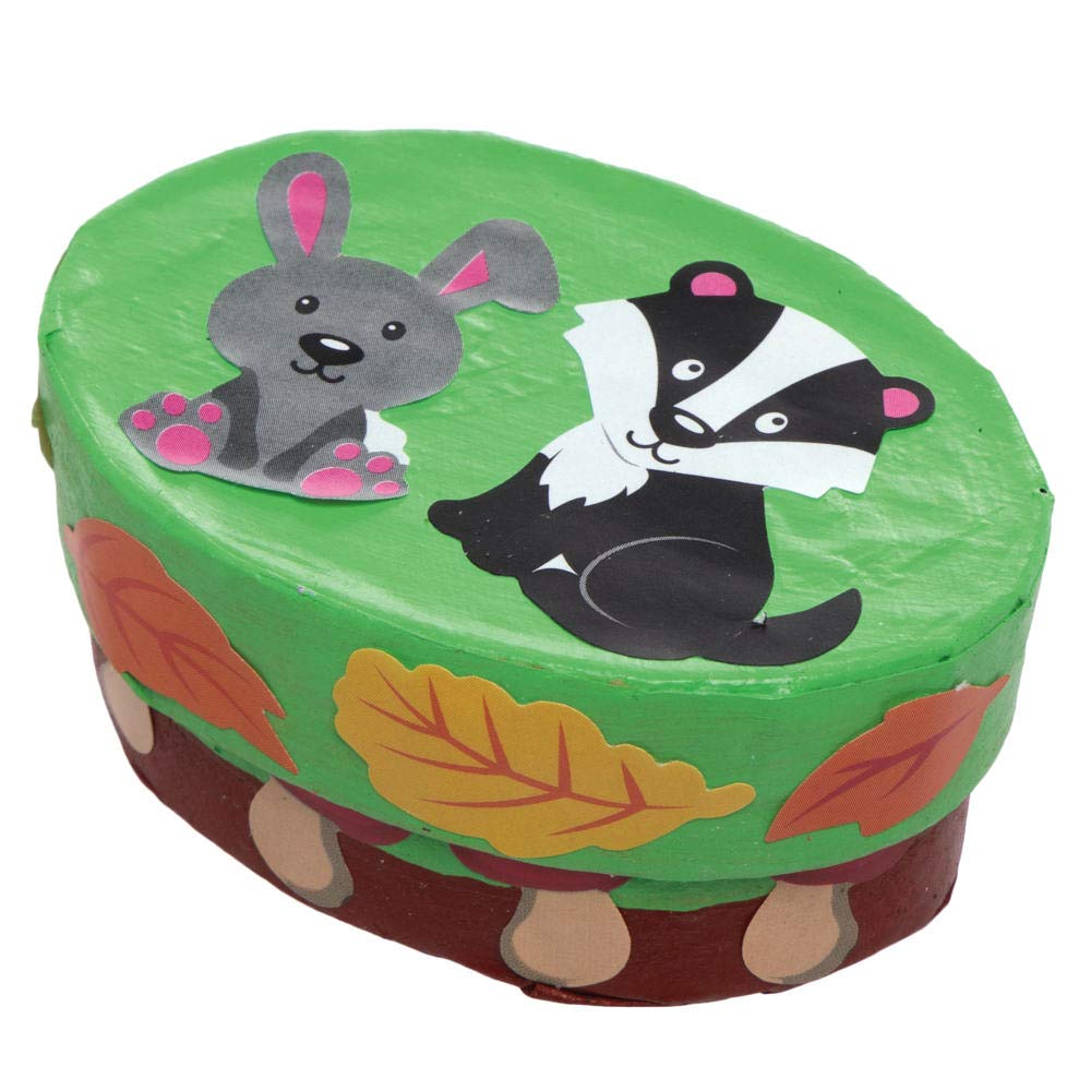 Woodland Animal Sticker Rolls - Pack of 600, Kids Arts and Crafts Stickers for Card Making, Scrapbooking, DIY Projects, School Activities, and Party Favors | Perfect for Classroom Rewards, Birthday Gifts, and Creative Play
