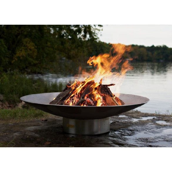 Bella Vita 58 Inch Outdoor Fire Pit - Heavy Duty Steel Wood Burning Firepit for Backyard, Patio, Camping & Garden - Perfect for Roasting Marshmallows & Outdoor Gatherings