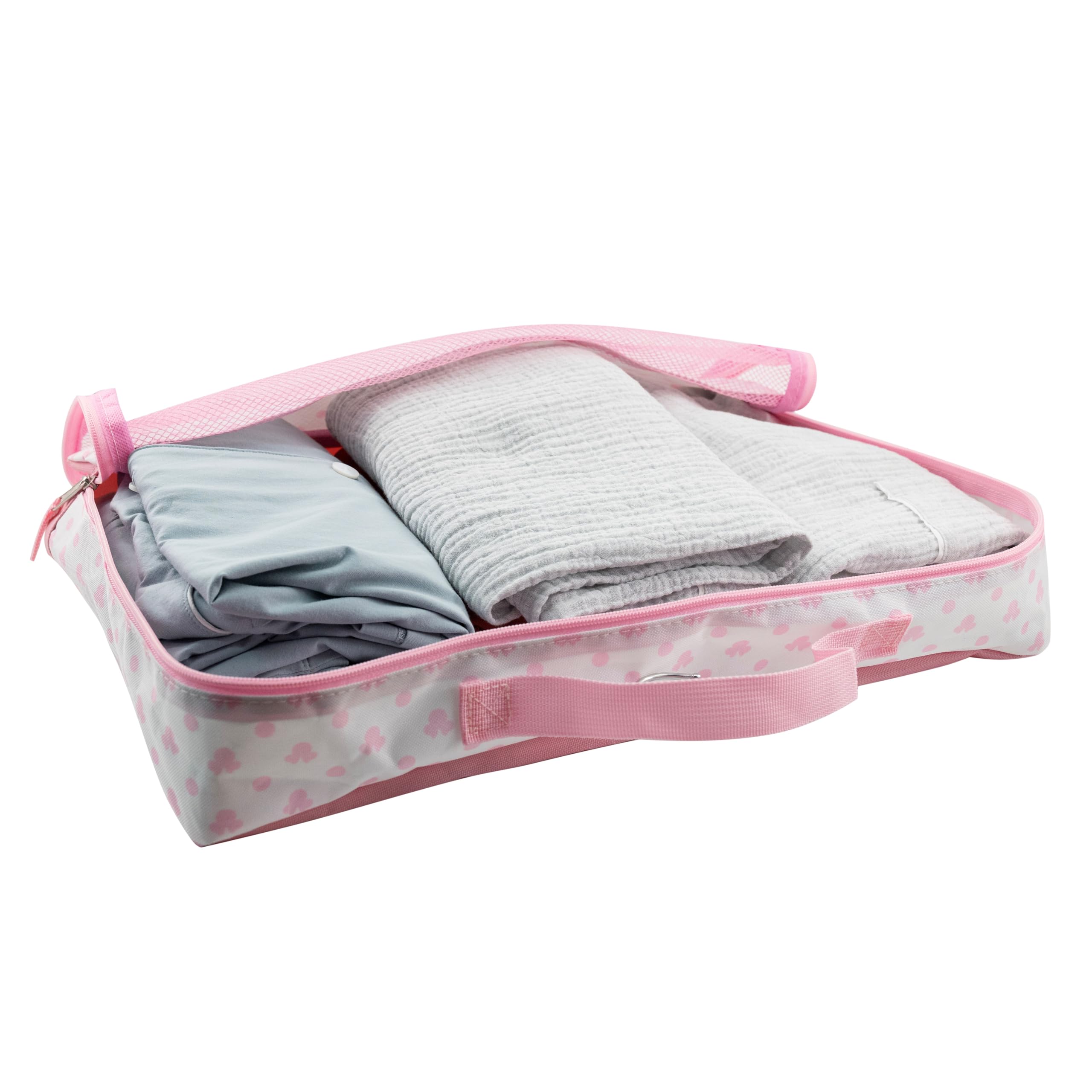 Minnie Mouse Travel Packing Cubes Set - 4-Piece Luggage Organizer for Kids & Adults | Disney Minnie Mouse Travel Accessories for Suitcase & Carry-On | Perfect for Family Vacations, Weekend Trips & Business Travel