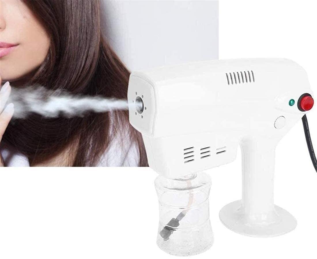 Portable Nano Steam Spray Gun - Handheld Humidifier for Hair & Skin Care, Disinfection Sprayer with Ultrafine Mist, Blue Light Sterilizer - Perfect for Home, Salon, Travel & Beauty Routines