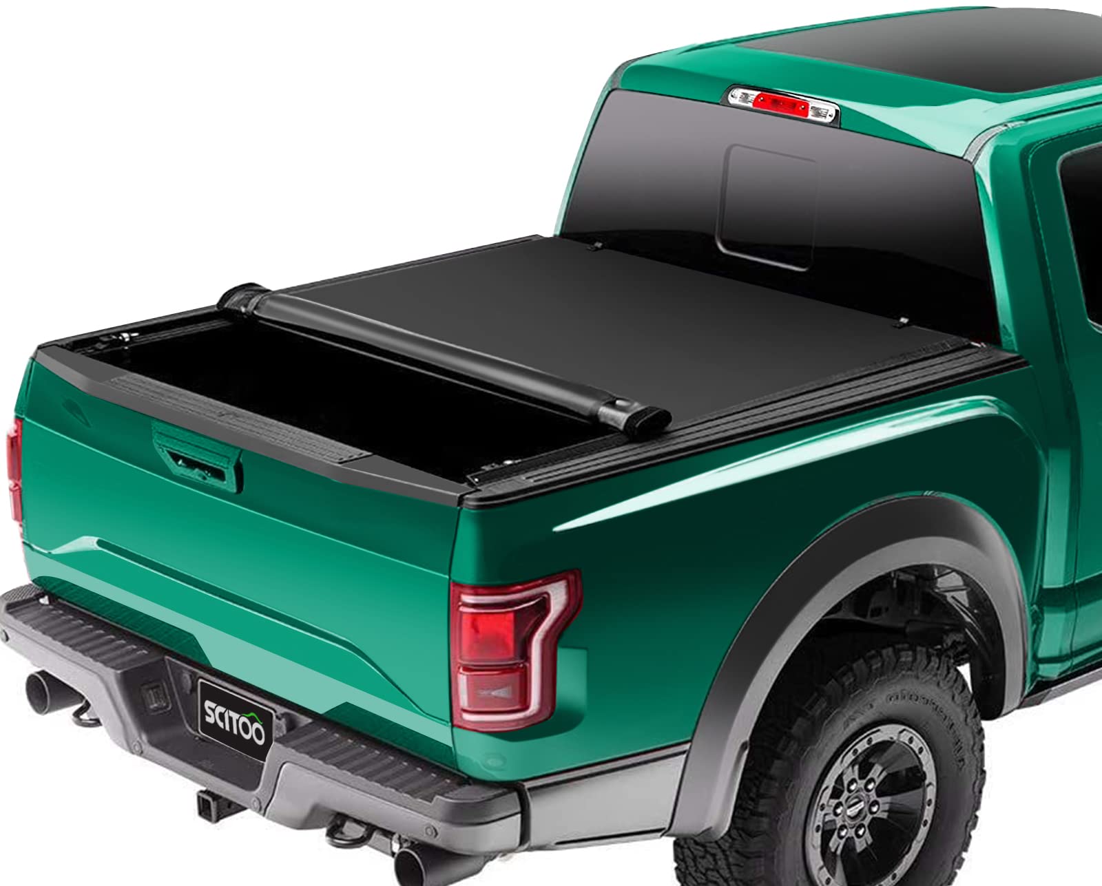 SCITOO Roll Up Tonneau Cover for 1999-2006 Chevy Silverado & GMC Sierra 1500/2500 - 8FT Truck Bed Cover Kit | Waterproof & Durable | Perfect for Camping, Hauling & Outdoor Adventures