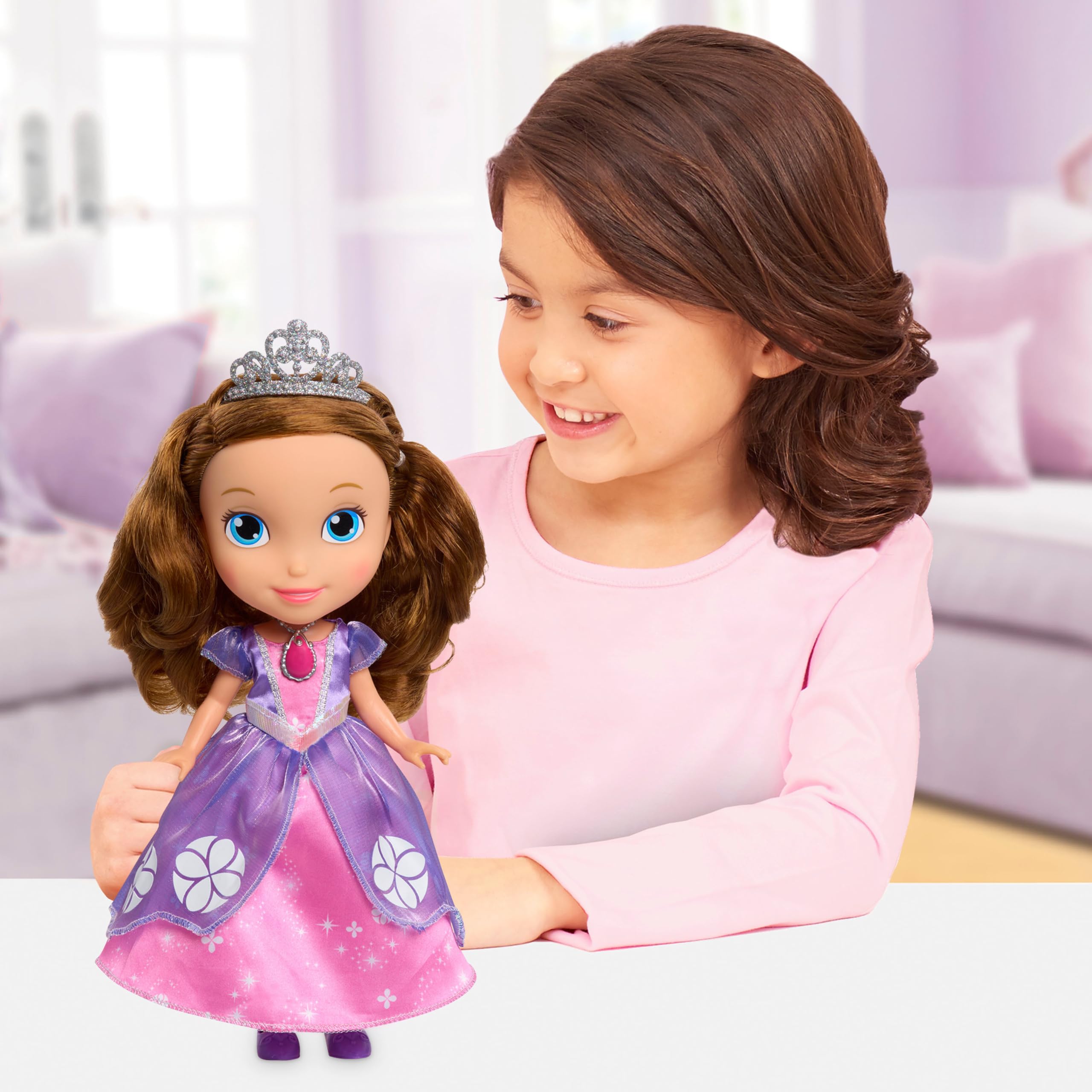 Just Play Sofia the First Royal Sofia Doll - Disney Princess Dress Up Toy for Kids, Girls Ages 3+ | Pretend Play, Birthday Gift, Collectible Doll